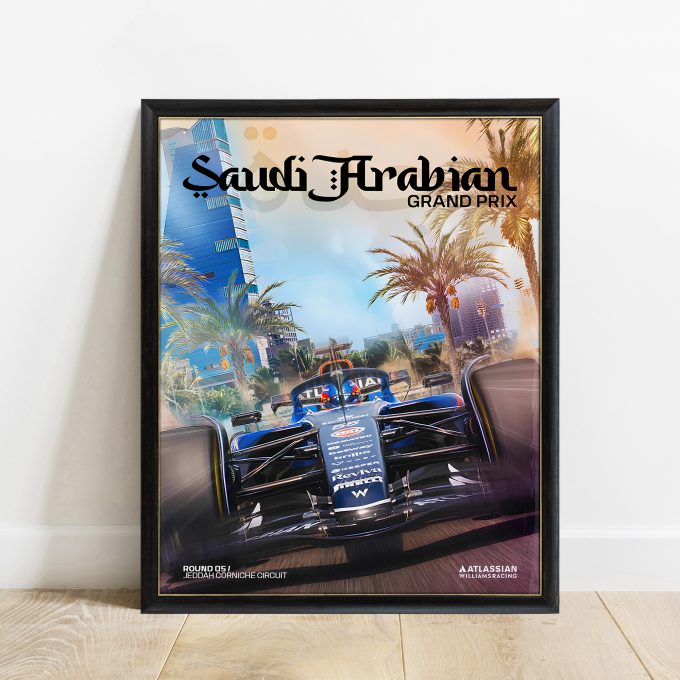 Saudi Arabia 2025 Williams F1 Poster