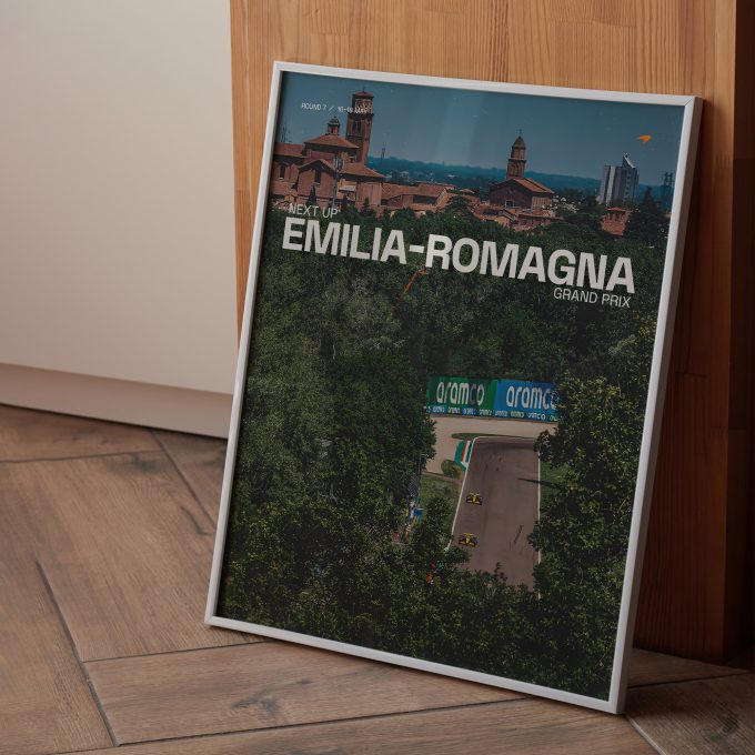 Emilia Romagna 2025 McLaren F1 Poster