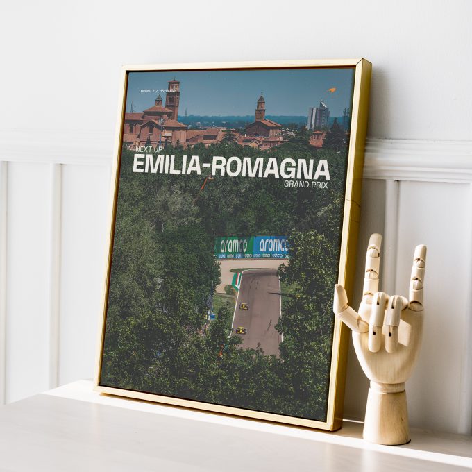 Emilia Romagna 2025 McLaren F1 Poster