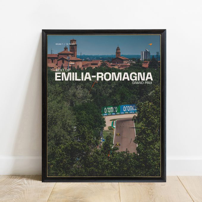 Emilia Romagna 2025 McLaren F1 Poster