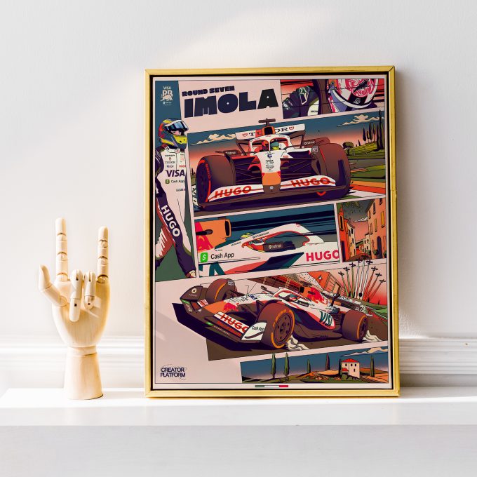 Emilia Romagna Italy 2025 Racing Bulls F1 Poster