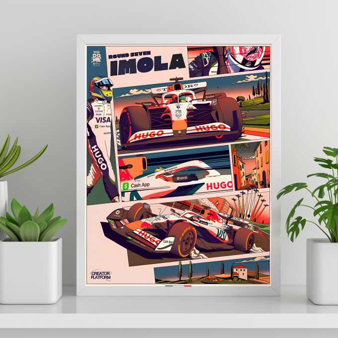 Emilia Romagna Italy 2025 Racing Bulls F1 Poster
