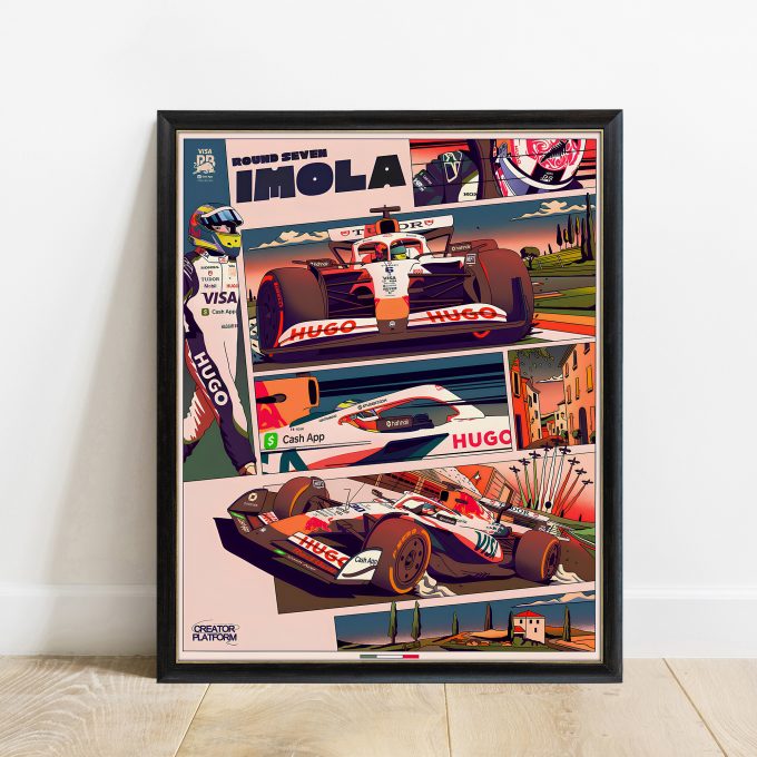 Emilia Romagna Italy 2025 Racing Bulls F1 Poster