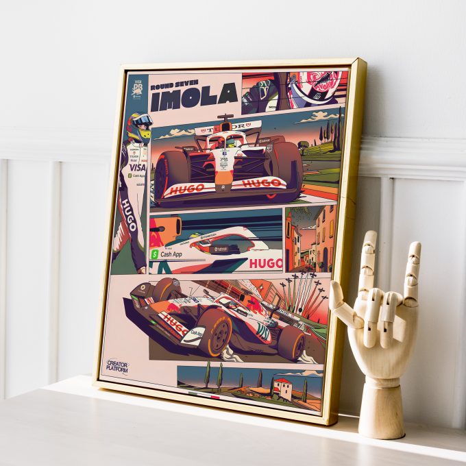 Emilia Romagna Italy 2025 Racing Bulls F1 Poster