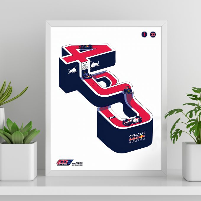 Emilia Romagna Italy 2025 Red Bull F1 Poster