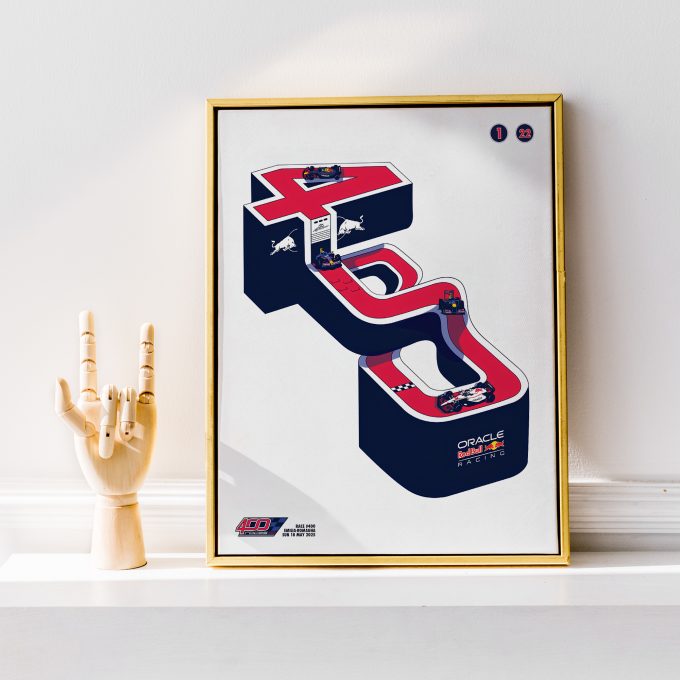 Emilia Romagna Italy 2025 Red Bull F1 Poster