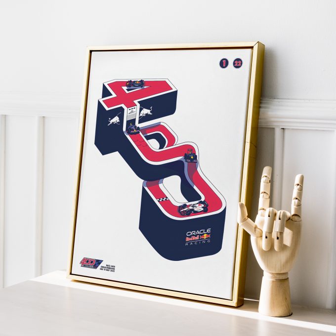Emilia Romagna Italy 2025 Red Bull F1 Poster