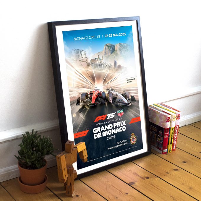 Monaco GP Official 2025 F1 Poster