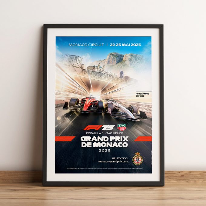 Monaco GP Official 2025 F1 Poster
