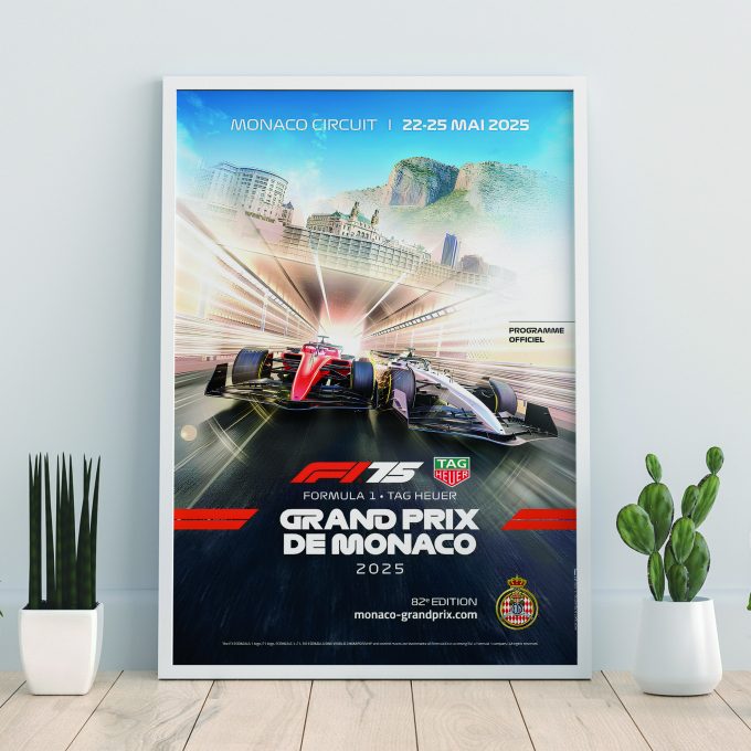 Monaco GP Official 2025 F1 Poster
