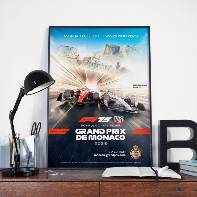 Monaco GP Official 2025 F1 Poster