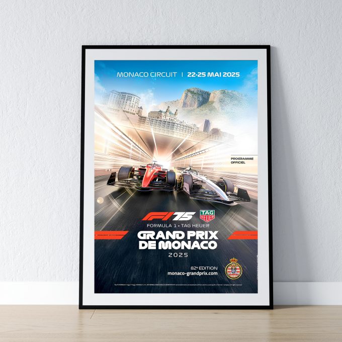 Monaco GP Official 2025 F1 Poster