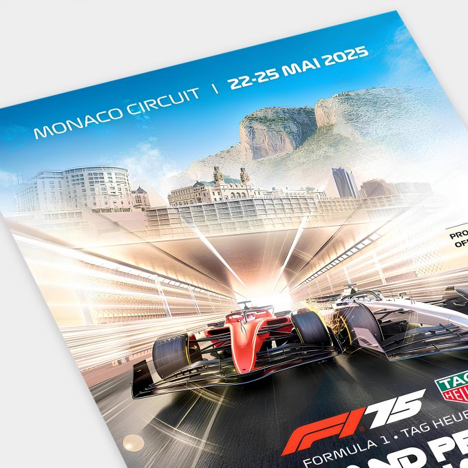 Monaco GP Official 2025 F1 Poster
