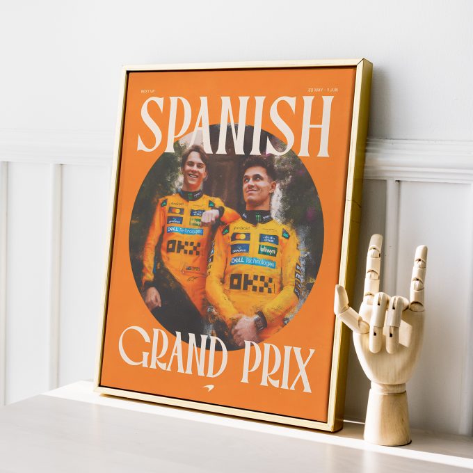 Spain 2025 McLaren F1 Poster