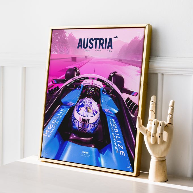 Austria 2025 Alpine F1 Poster