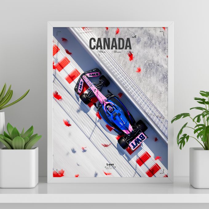 Canada 2025 Alpine F1 Poster