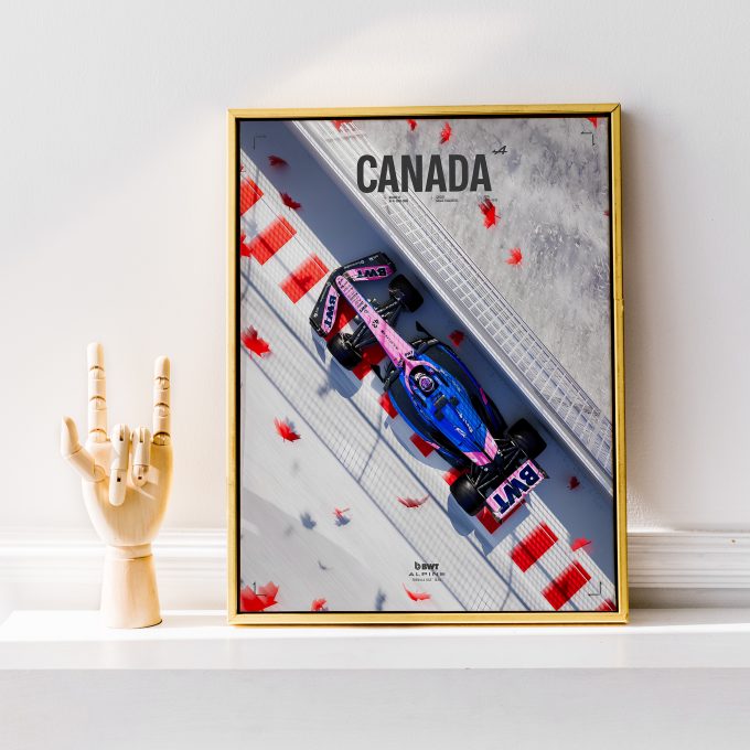 Canada 2025 Alpine F1 Poster