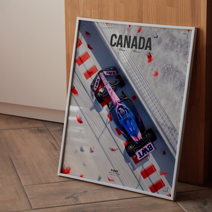 Canada 2025 Alpine F1 Poster