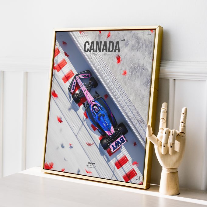 Canada 2025 Alpine F1 Poster
