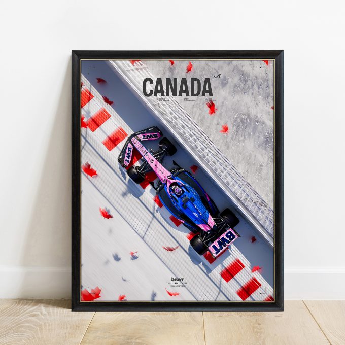 Canada 2025 Alpine F1 Poster