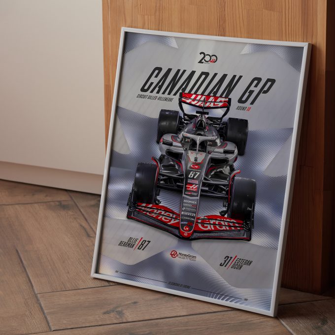 Canada 2025 Haas F1 Poster - 200th GP
