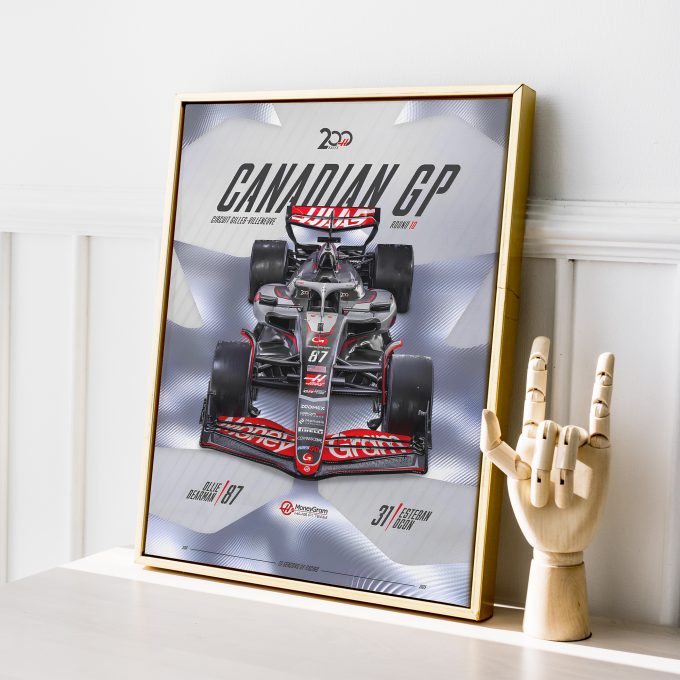 Canada 2025 Haas F1 Poster - 200th GP
