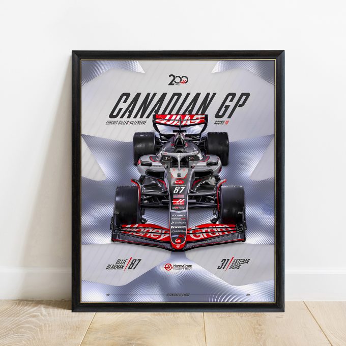 Canada 2025 Haas F1 Poster - 200th GP