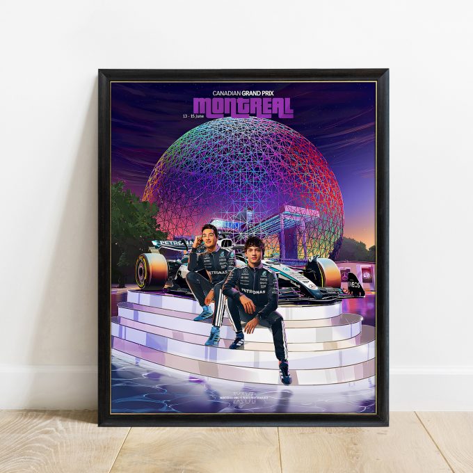 Canada 2025 Mercedes F1 Poster