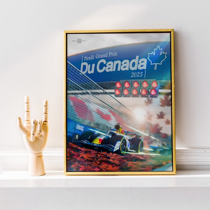 Canada 2025 Racing Bulls F1 Poster