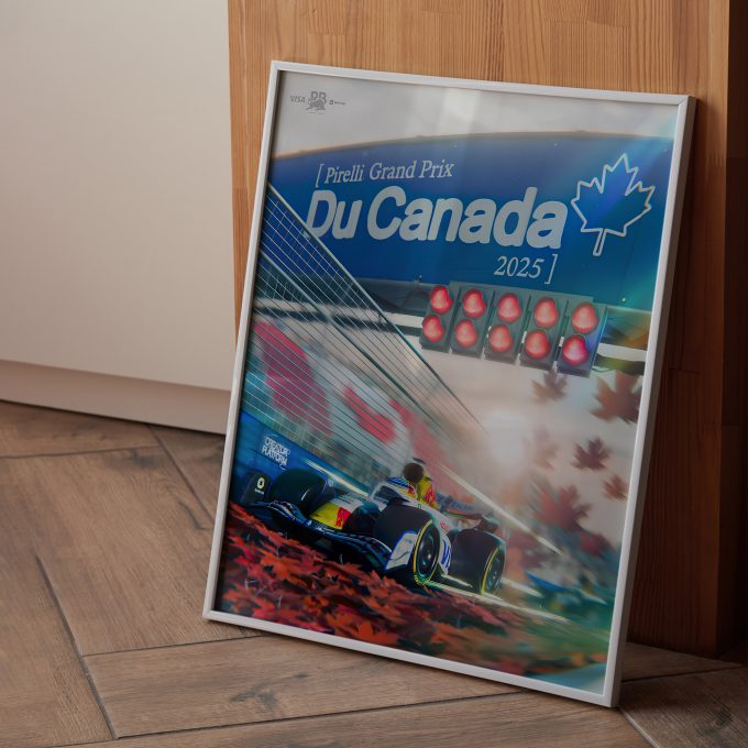 Canada 2025 Racing Bulls F1 Poster