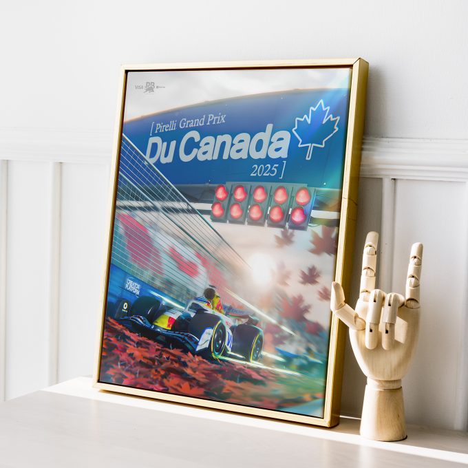 Canada 2025 Racing Bulls F1 Poster