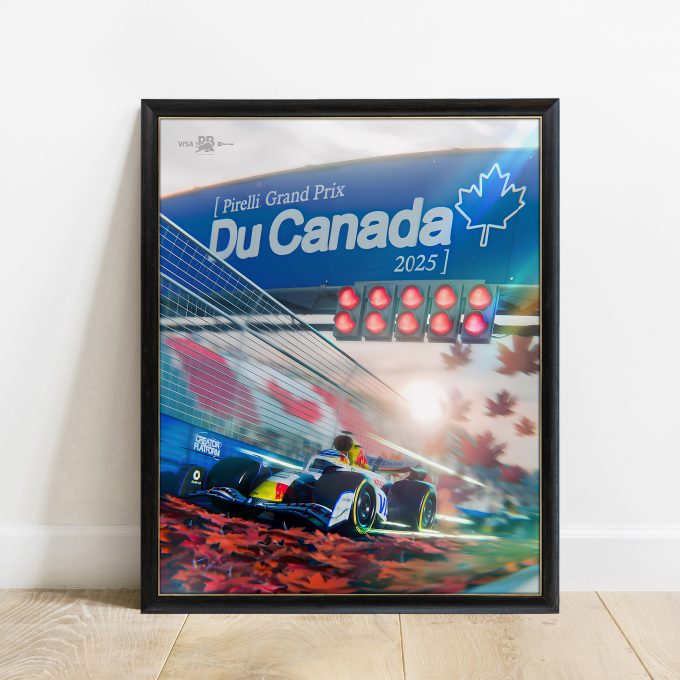 Canada 2025 Racing Bulls F1 Poster