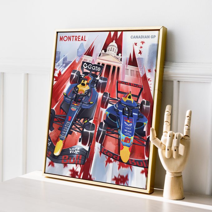 Canada 2025 Red Bull F1 Poster - 2