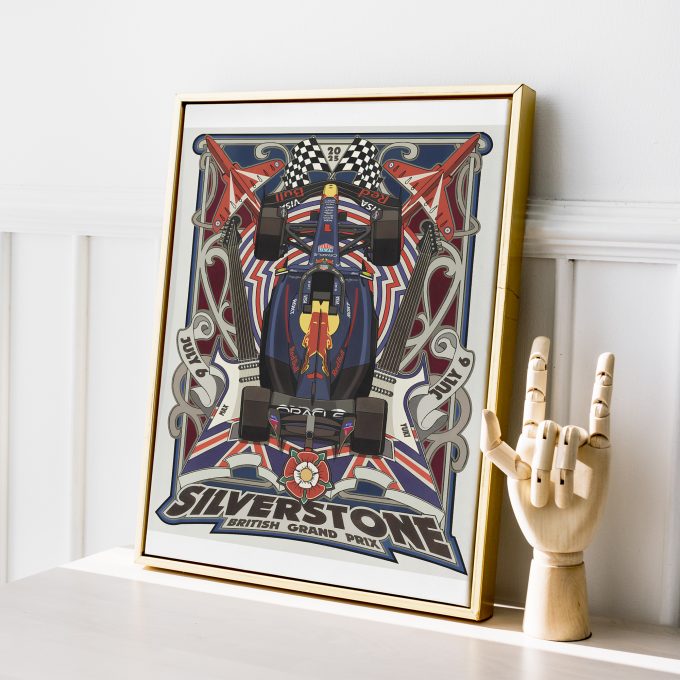 Great Britain 2025 Red Bull F1 Poster