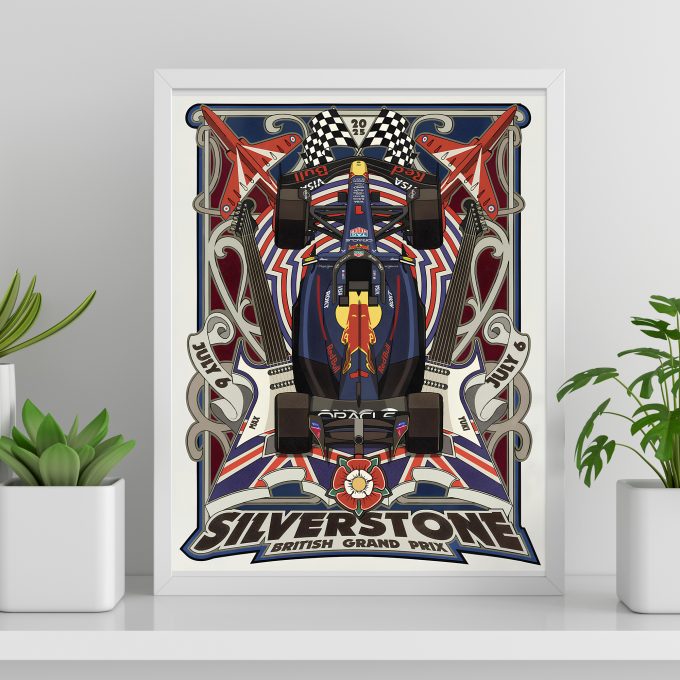 Great Britain 2025 Red Bull F1 Poster