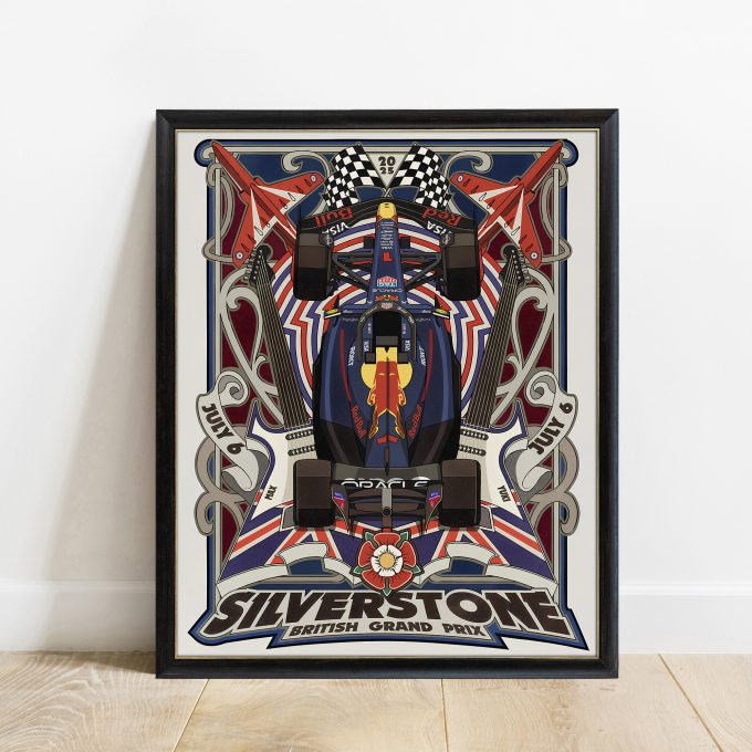 Great Britain 2025 Red Bull F1 Poster