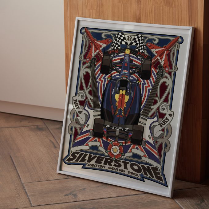 Great Britain 2025 Red Bull F1 Poster