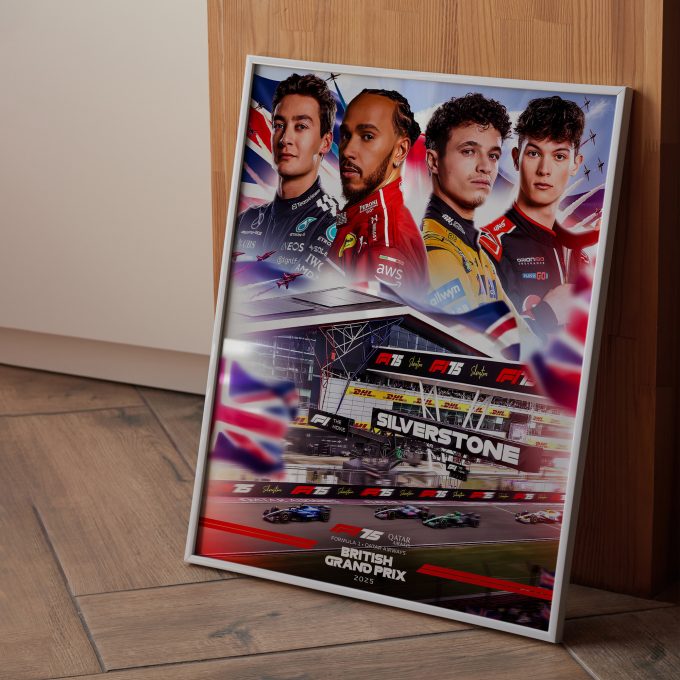 Great Britain Grand Prix Official 2025 F1 Poster