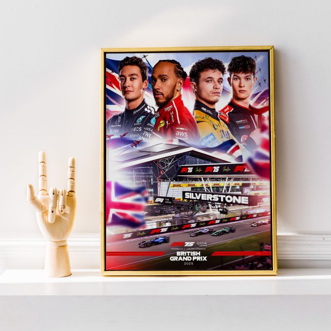 Great Britain Grand Prix Official 2025 F1 Poster