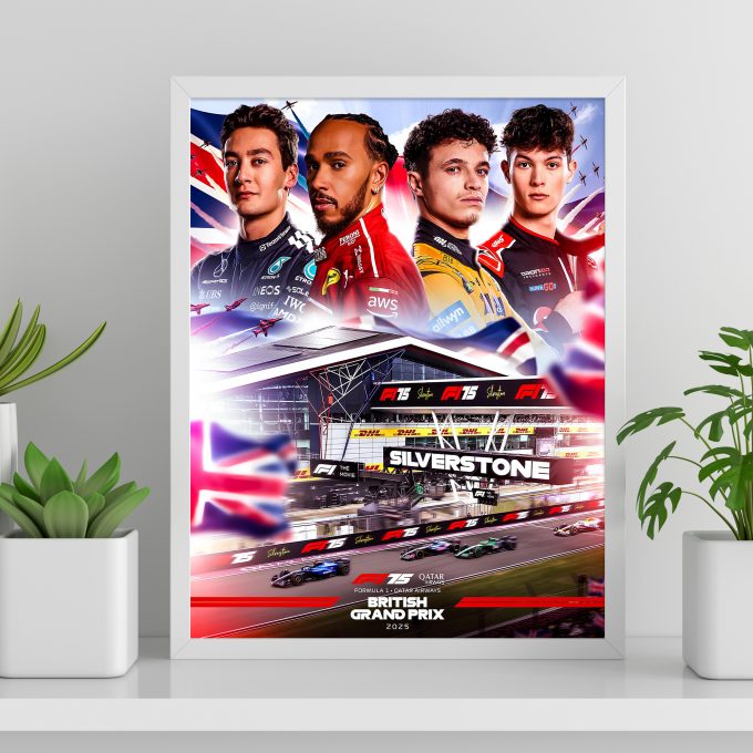 Great Britain Grand Prix Official 2025 F1 Poster