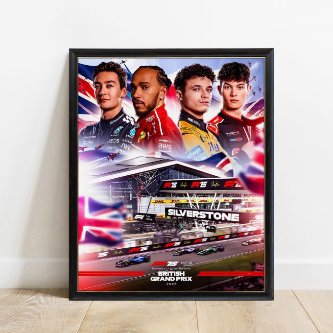 Great Britain Grand Prix Official 2025 F1 Poster