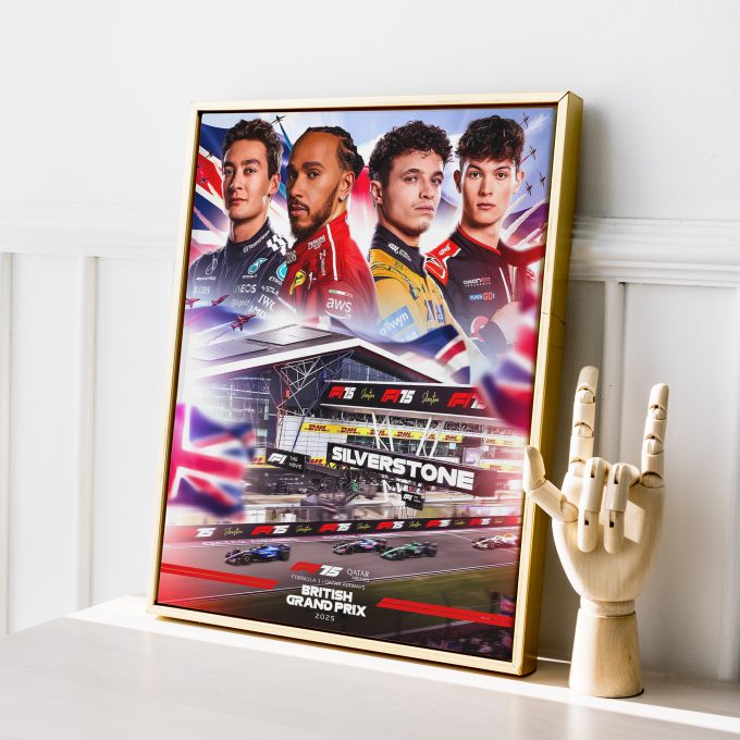 Great Britain Grand Prix Official 2025 F1 Poster