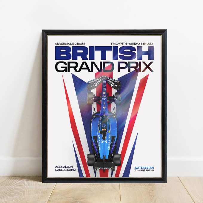 Great Britian 2025 Williams F1 Poster - 2