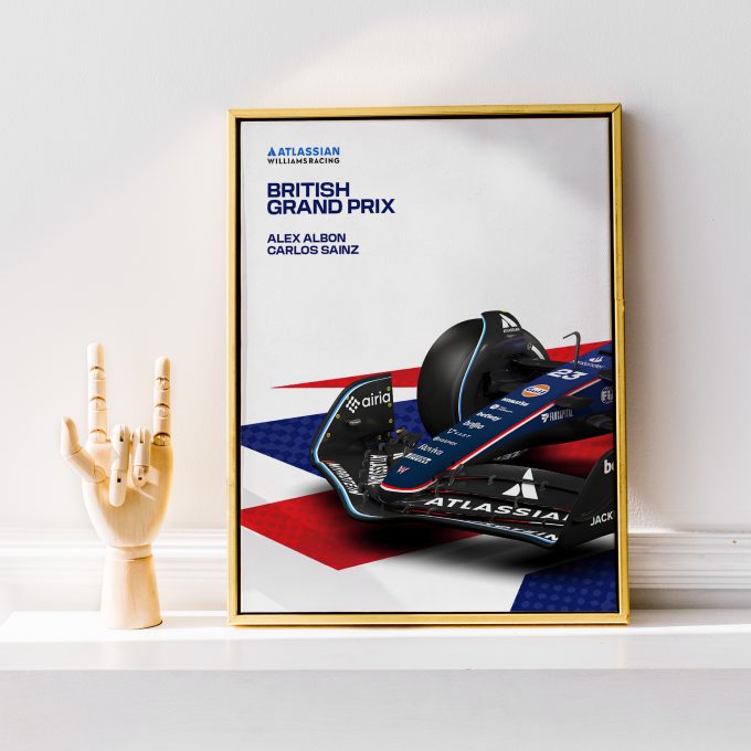 Great Britian 2025 Williams F1 Poster