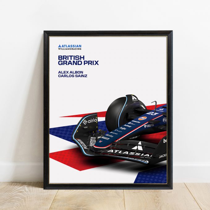 Great Britian 2025 Williams F1 Poster